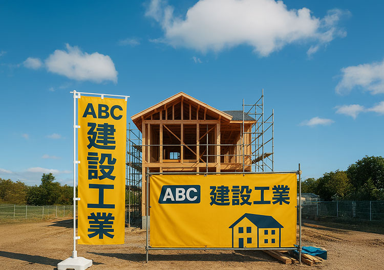 建設・工事現場の製作事例一覧