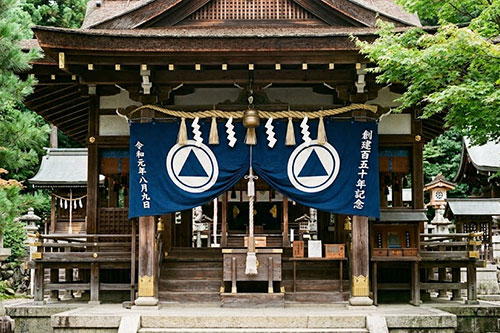 神社の奉納幕として